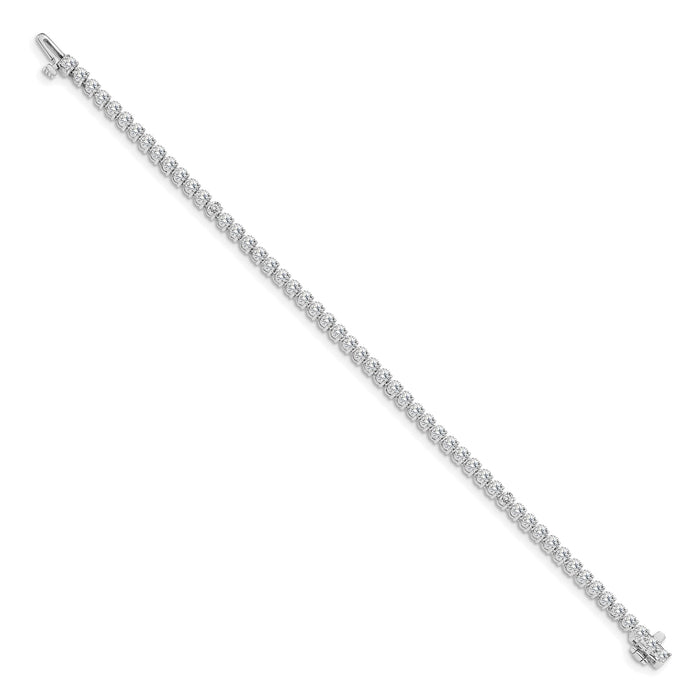 14k White Gold Diamond Tennis Bracelet Mounting-X2837W