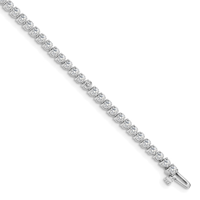 14k White Gold Diamond Tennis Bracelet Mounting-X2837W