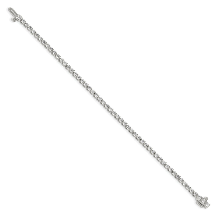 14k White Gold Diamond Tennis Bracelet Mounting-X2838W