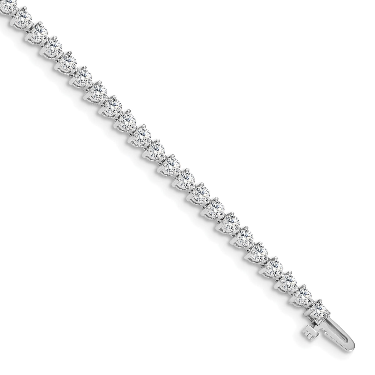 14k White Gold Diamond Tennis Bracelet Mounting-X2839W