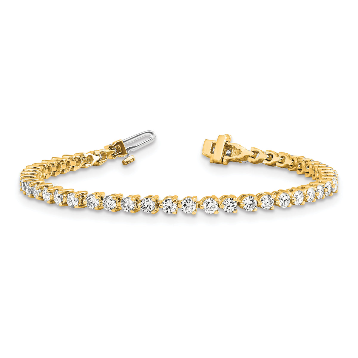 14k Diamond Tennis Bracelet Mounting-X2840