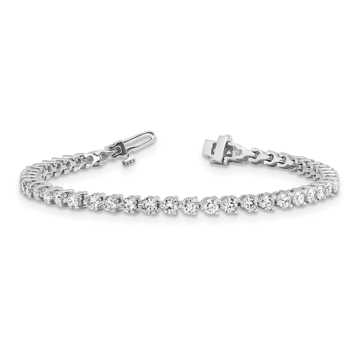 14k White Gold Diamond Tennis Bracelet Mounting-X2840W