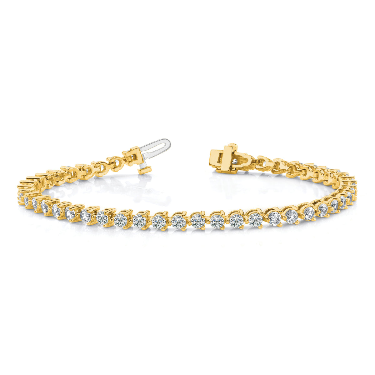 14k Diamond Tennis Bracelet Mounting-X2843