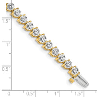 14k Diamond Tennis Bracelet Mounting-X2843