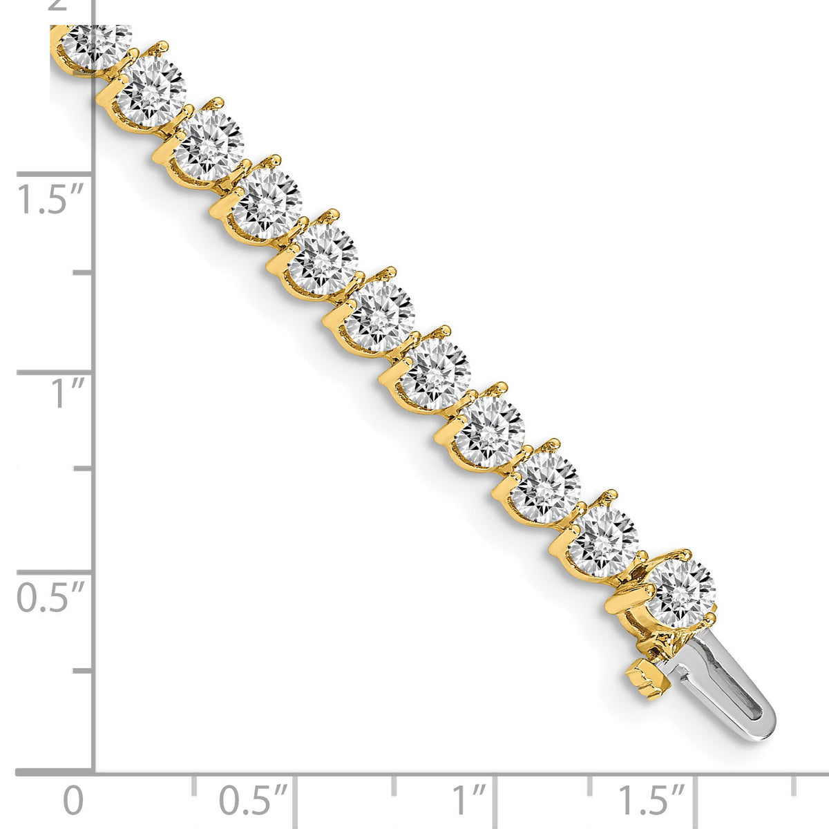 14k Diamond Tennis Bracelet Mounting-X2844