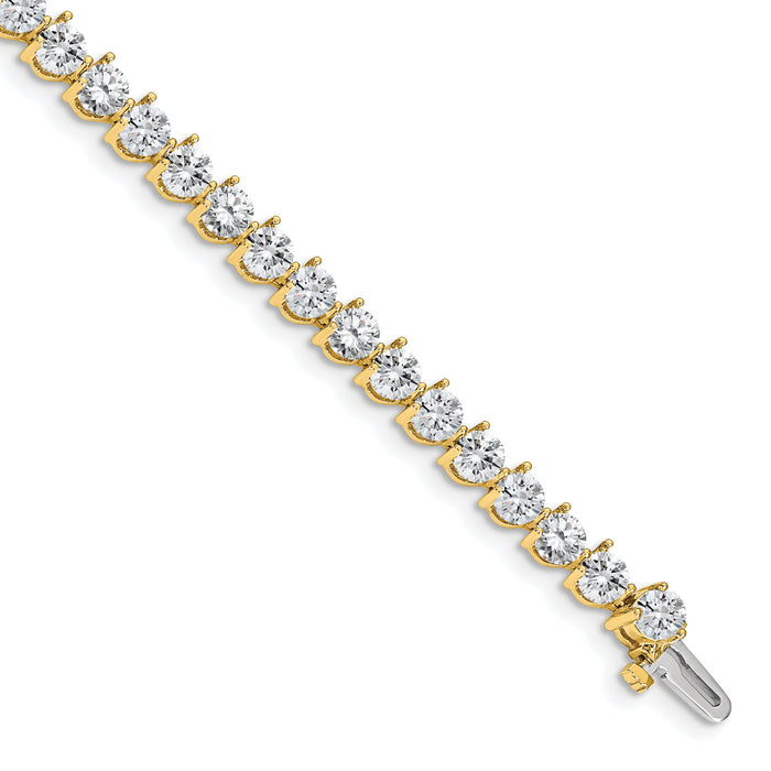 14k Diamond Tennis Bracelet Mounting-X2844