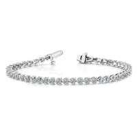 14k White Gold Diamond Tennis Bracelet Mounting-X2844W