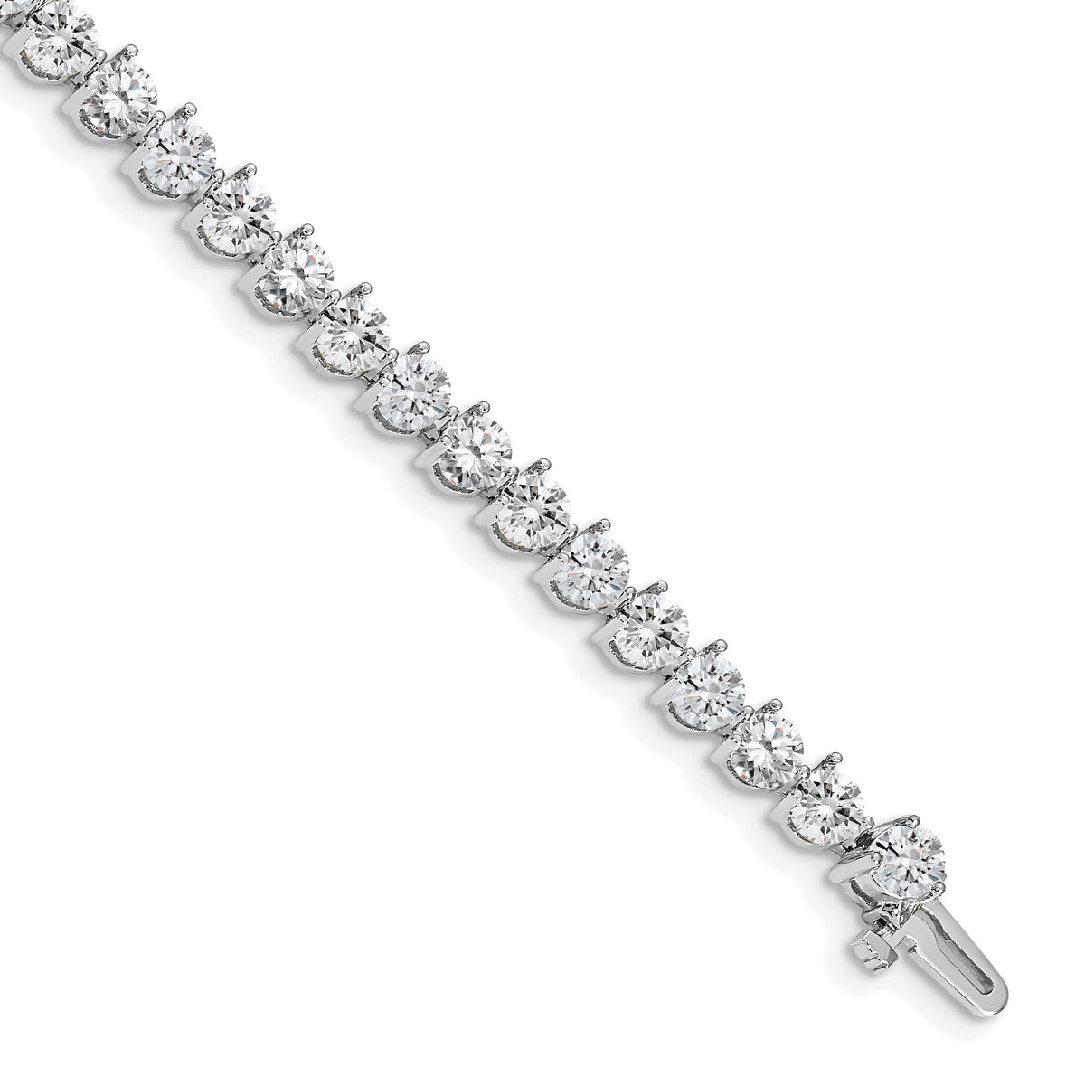 14k White Gold Diamond Tennis Bracelet Mounting-X2844W