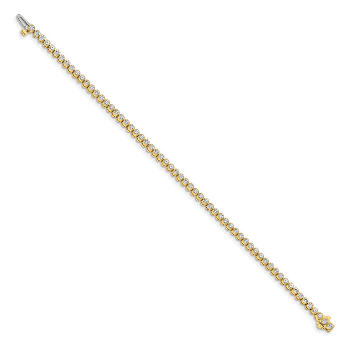14k Diamond Tennis Bracelet Mounting-X2896