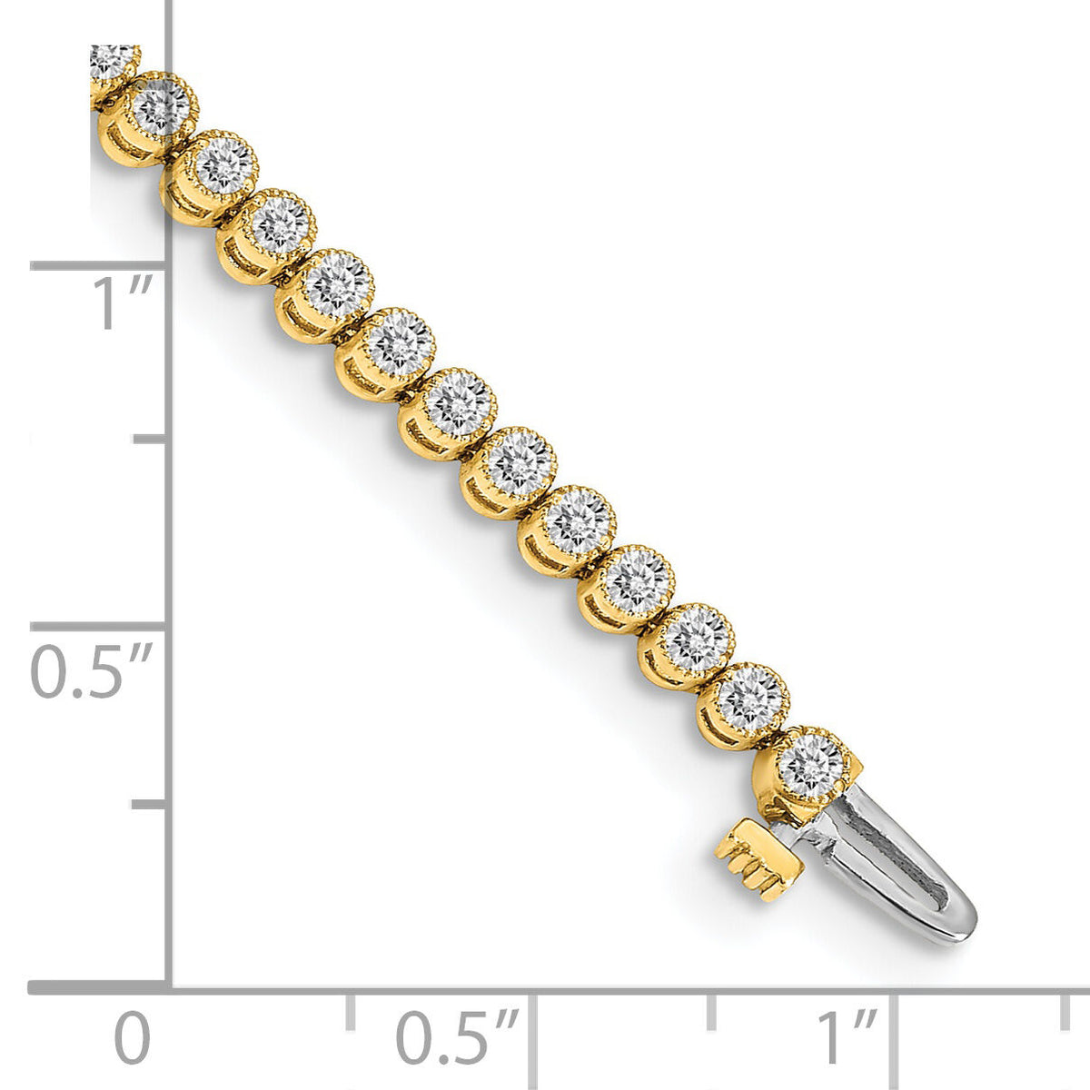 14k Diamond Tennis Bracelet Mounting-X2896