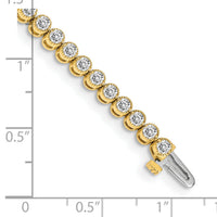 14k Diamond Tennis Bracelet Mounting-X2898