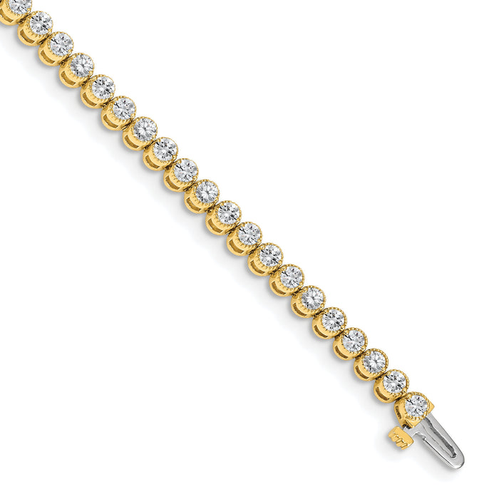14k Diamond Tennis Bracelet Mounting-X2898