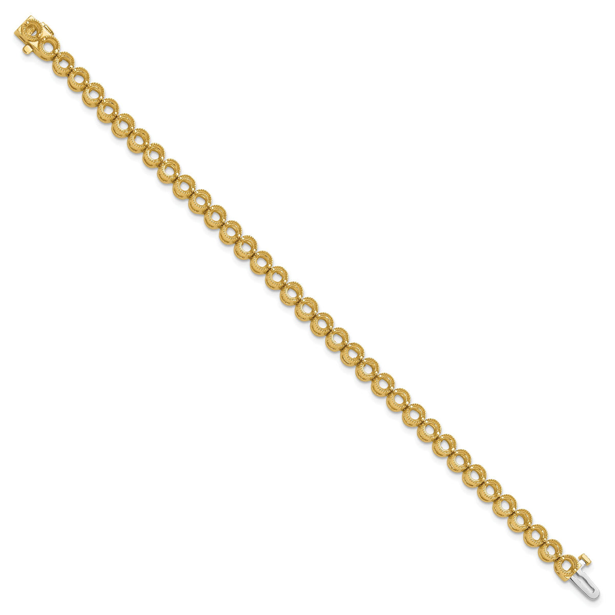 14k Diamond Tennis Bracelet Mounting-X2902