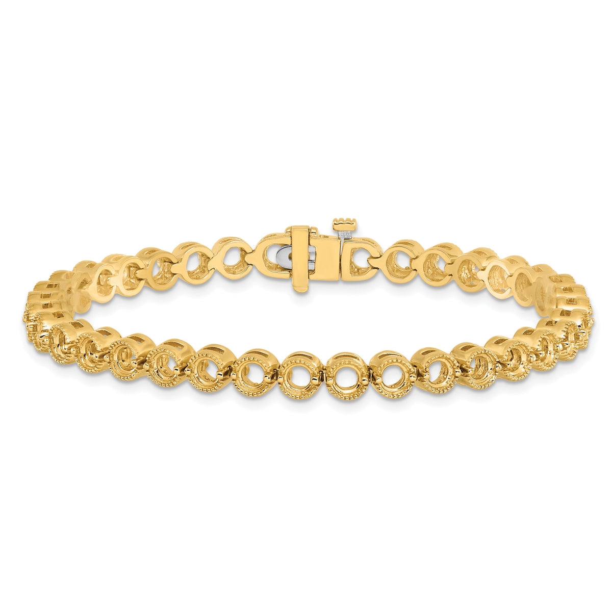 14k Diamond Tennis Bracelet Mounting-X2902
