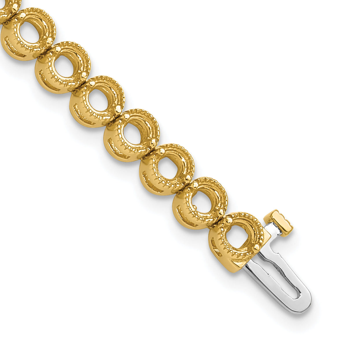 14k Diamond Tennis Bracelet Mounting-X2902