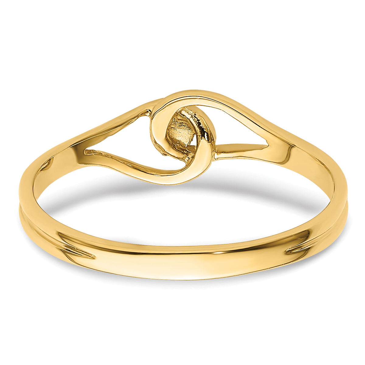 14k Polished .02ct. Diamond Fancy Ring Mounting-X5268