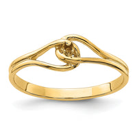14k Polished .02ct. Diamond Fancy Ring Mounting-X5268