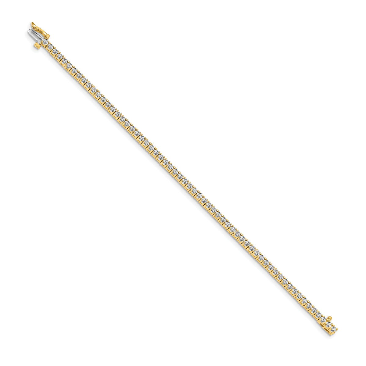 14k Tennis Bracelet Mounting-X601