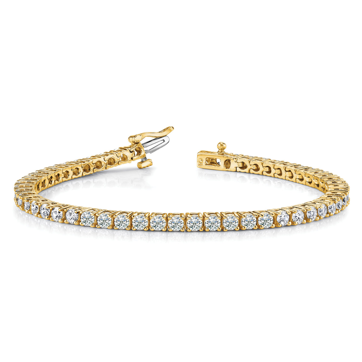14k Tennis Bracelet Mounting-X601