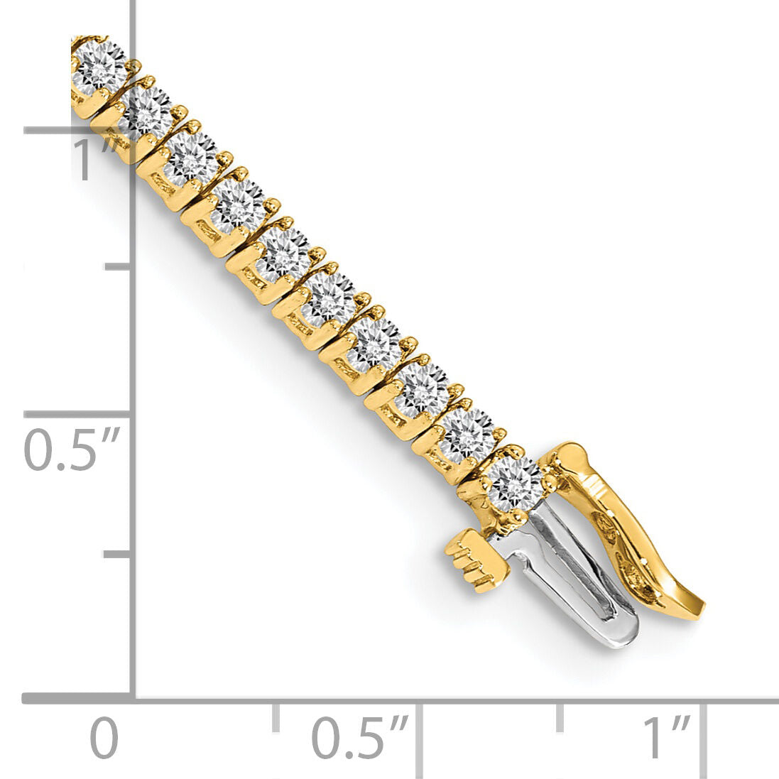 14k Tennis Bracelet Mounting-X601