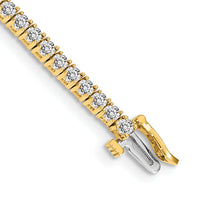 14k Tennis Bracelet Mounting-X601