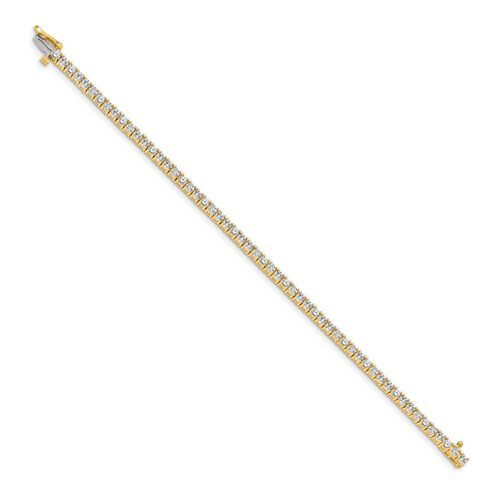 14k Tennis Bracelet Mounting-X602