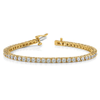 14k Tennis Bracelet Mounting-X602