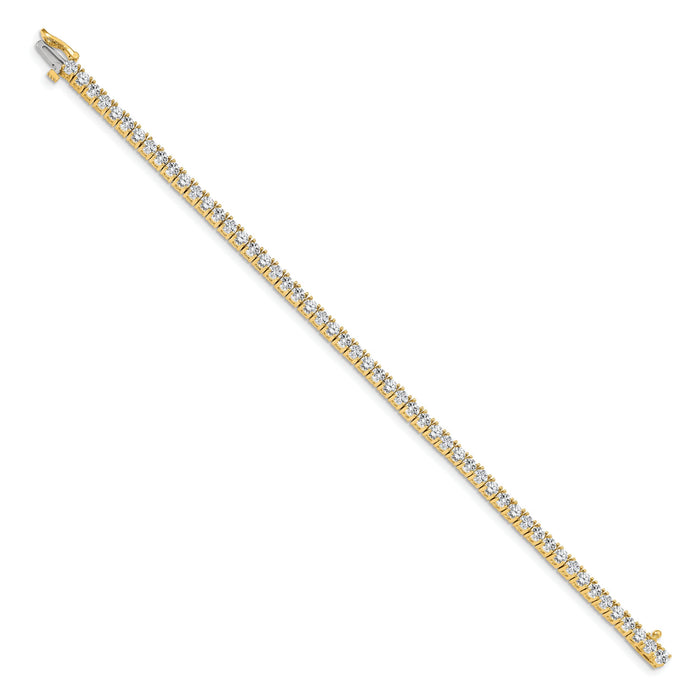 14k Tennis Bracelet Mounting-X603