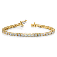 14k Tennis Bracelet Mounting-X603