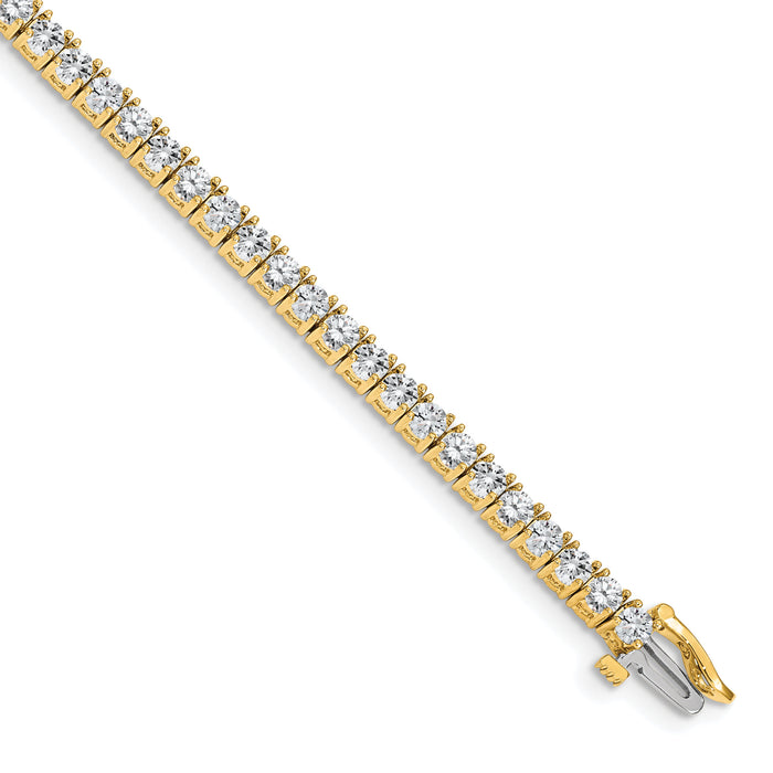 14k Tennis Bracelet Mounting-X603