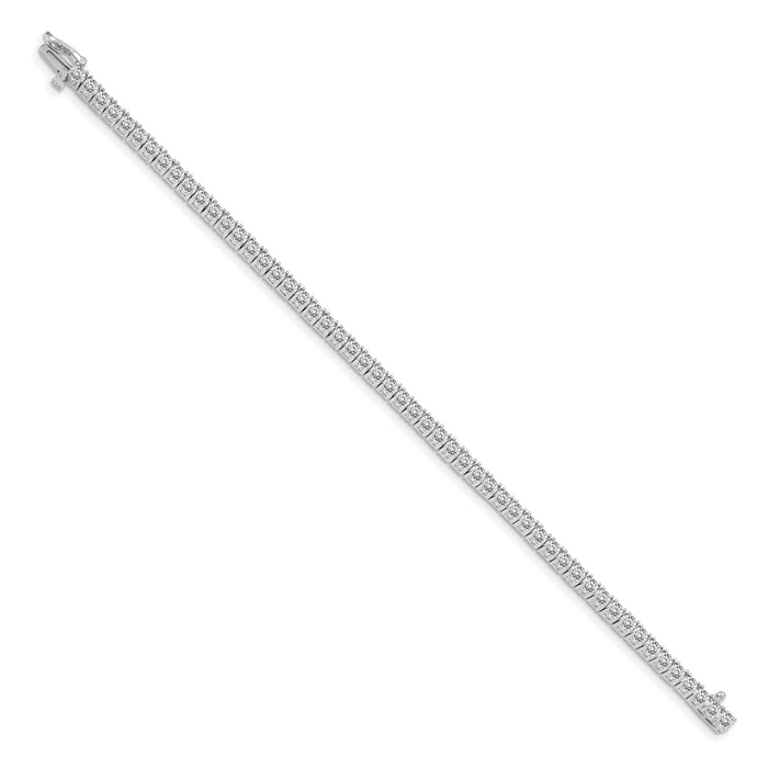 14k White Gold Bracelet Mounting-X603W