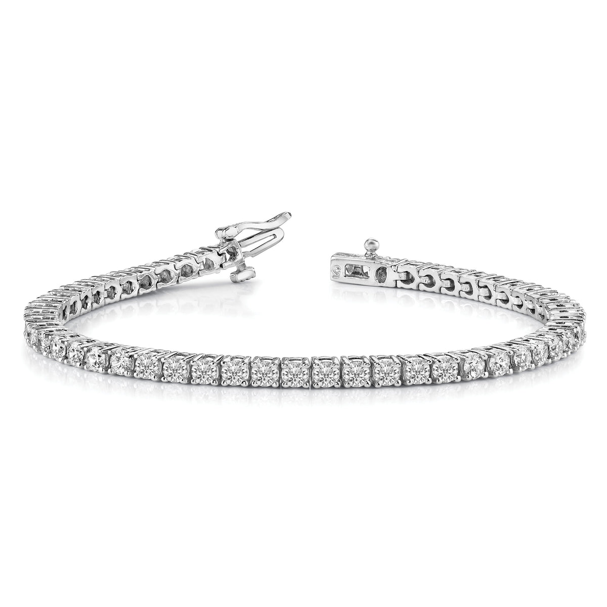 14k White Gold Bracelet Mounting-X603W
