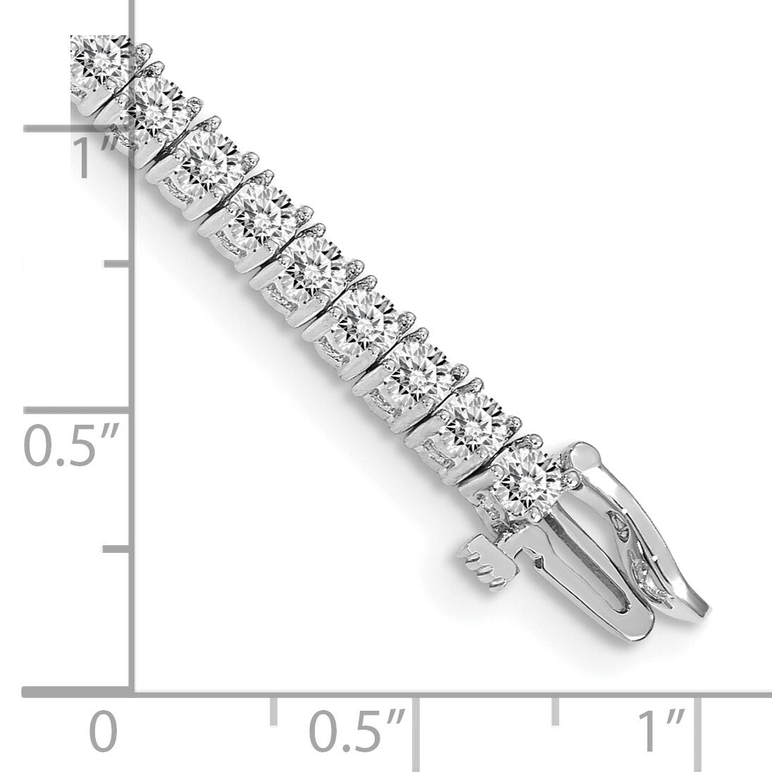 14k White Gold Bracelet Mounting-X603W