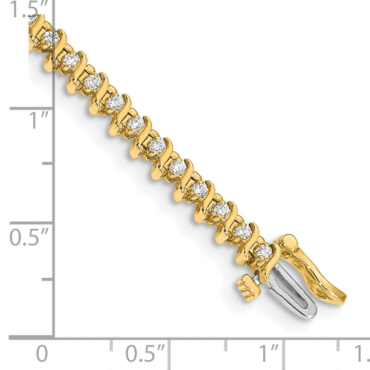 14k AA Diamond Tennis Bracelet-X700AA