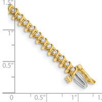 14k 1.6mm Diamond Tennis Bracelet Mounting-X700