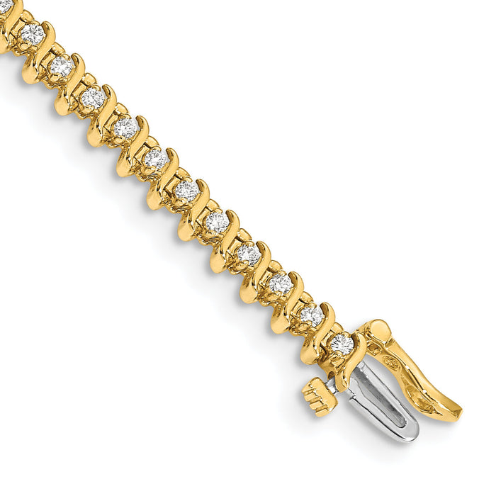 14k 1.6mm Diamond Tennis Bracelet Mounting-X700
