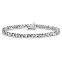 14k White Gold 1.6mm Diamond Tennis Bracelet Mounting-X700W