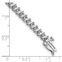 14k White Gold 1.6mm Diamond Tennis Bracelet Mounting-X700W