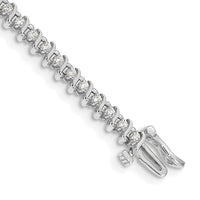 14k White Gold 1.6mm Diamond Tennis Bracelet-X700WAA