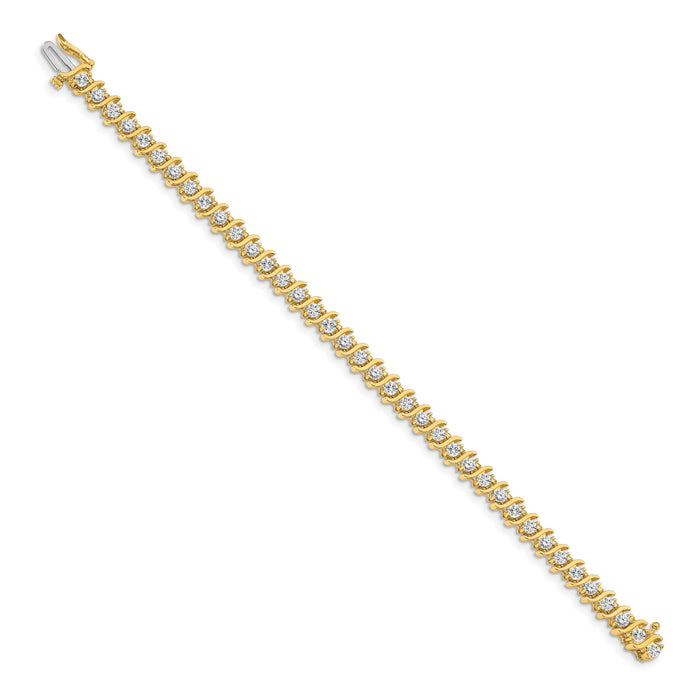 14k 3mm Diamond Tennis Bracelet Mounting-X705
