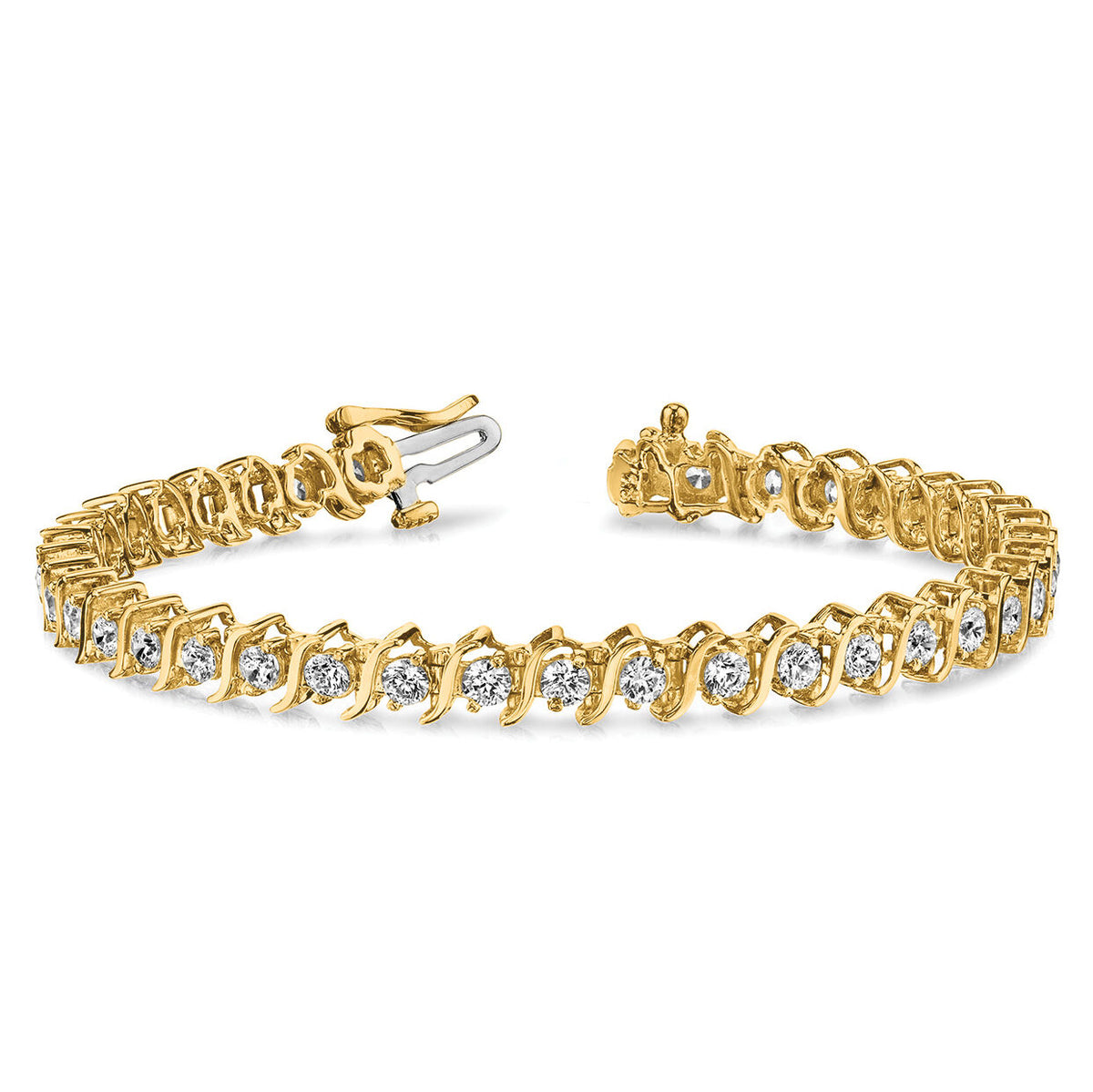 14k 3mm Diamond Tennis Bracelet Mounting-X705