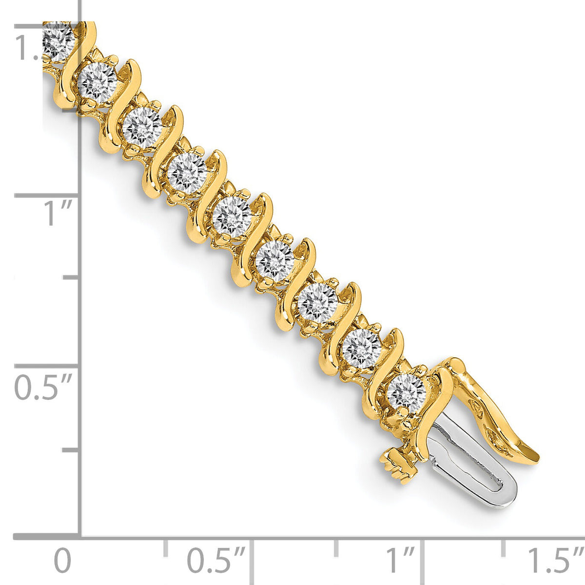 14k 3mm Diamond Tennis Bracelet Mounting-X705