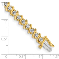 14k 3mm Diamond Tennis Bracelet Mounting-X705