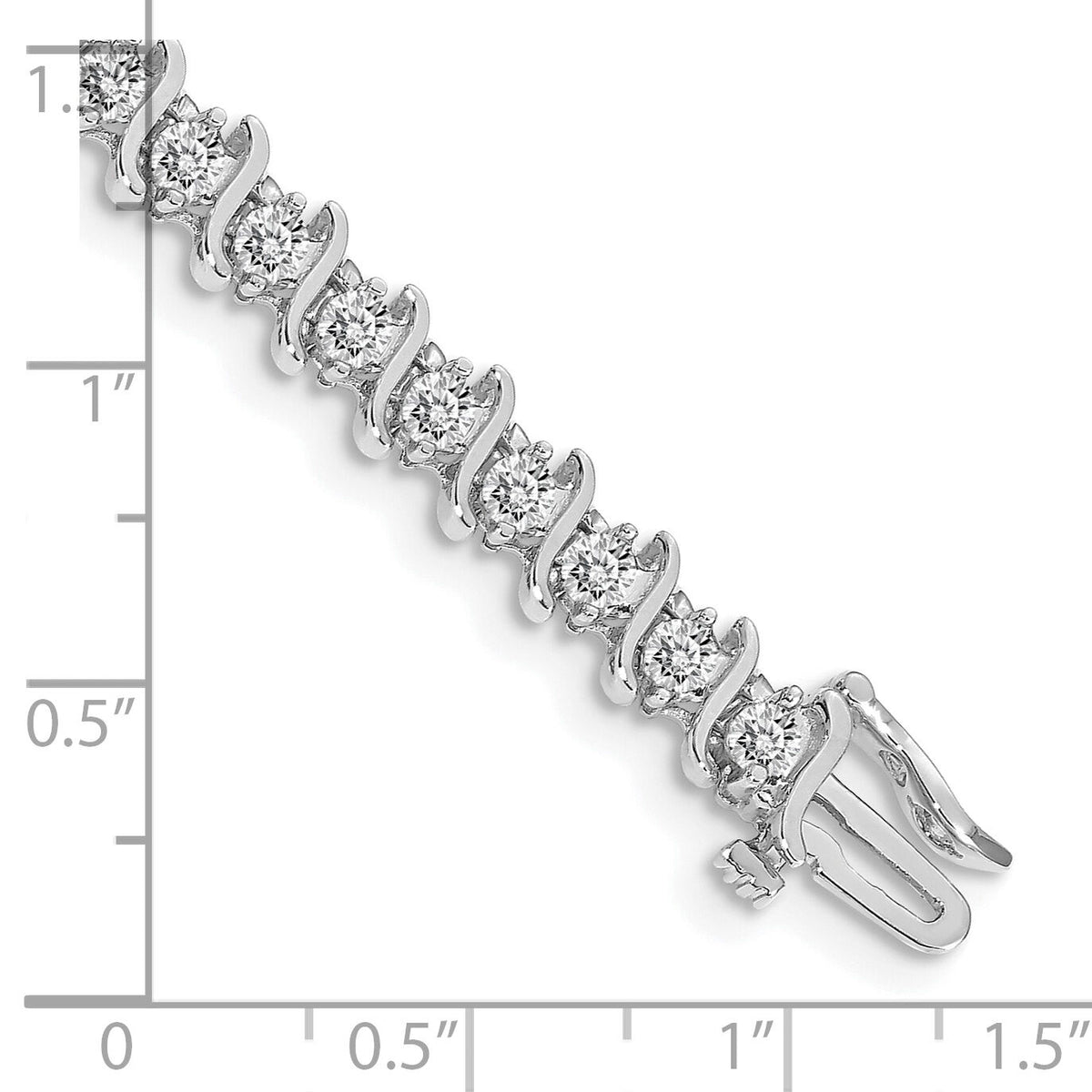 14k White Gold 3mm Diamond Tennis Bracelet Mounting-X705W