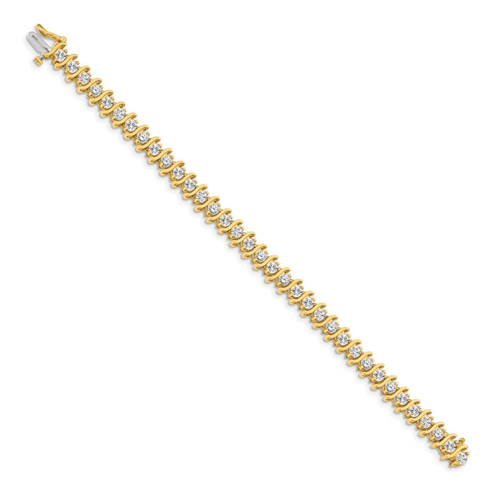 14k 3.5mm Diamond Tennis Bracelet Mounting-X706
