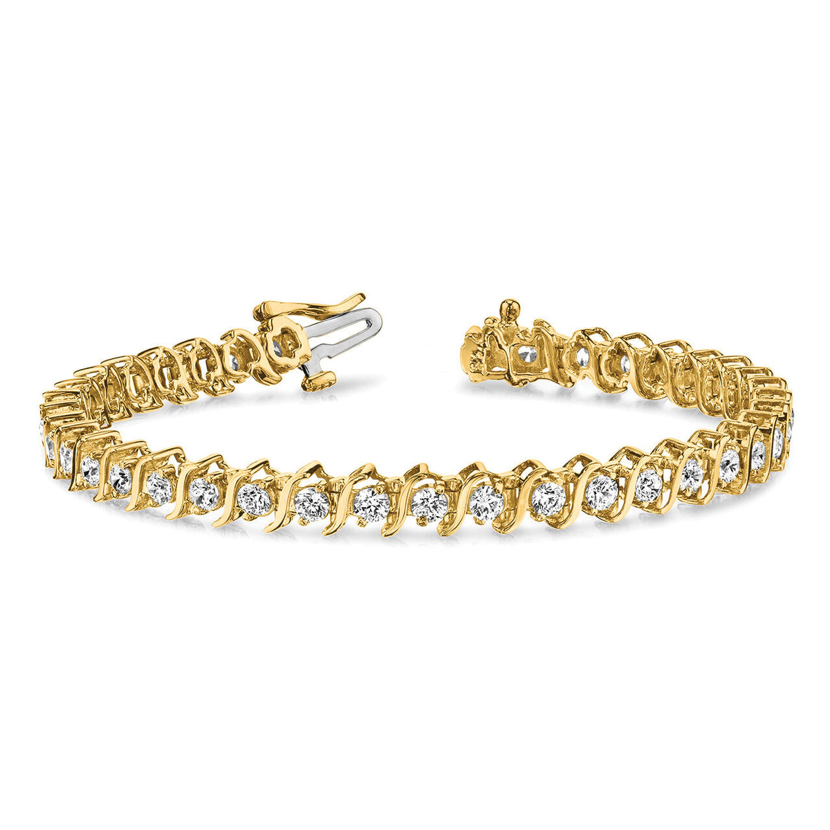 14k 3.5mm Diamond Tennis Bracelet Mounting-X706