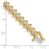 14k 3.5mm Diamond Tennis Bracelet Mounting-X706