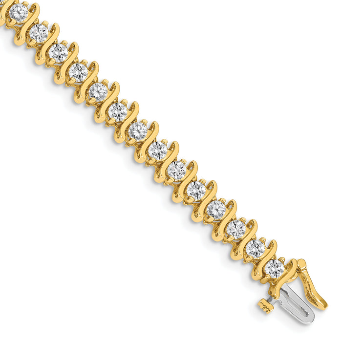 14k 3.5mm Diamond Tennis Bracelet Mounting-X706