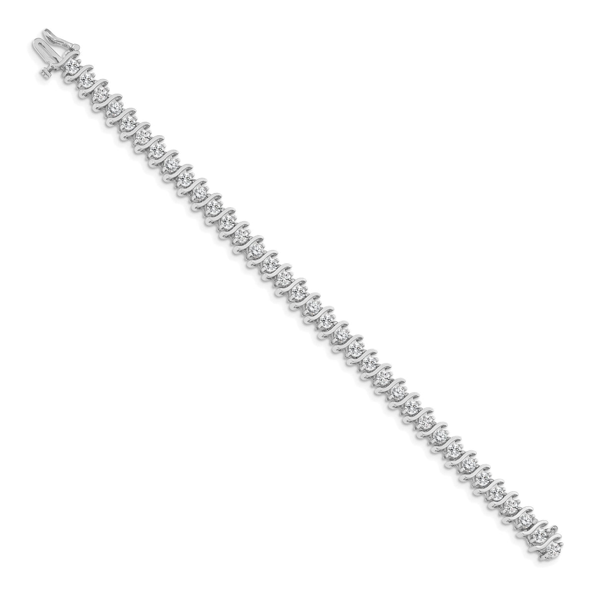 14k White Gold 3.5mm Diamond Tennis Bracelet Mounting-X706W