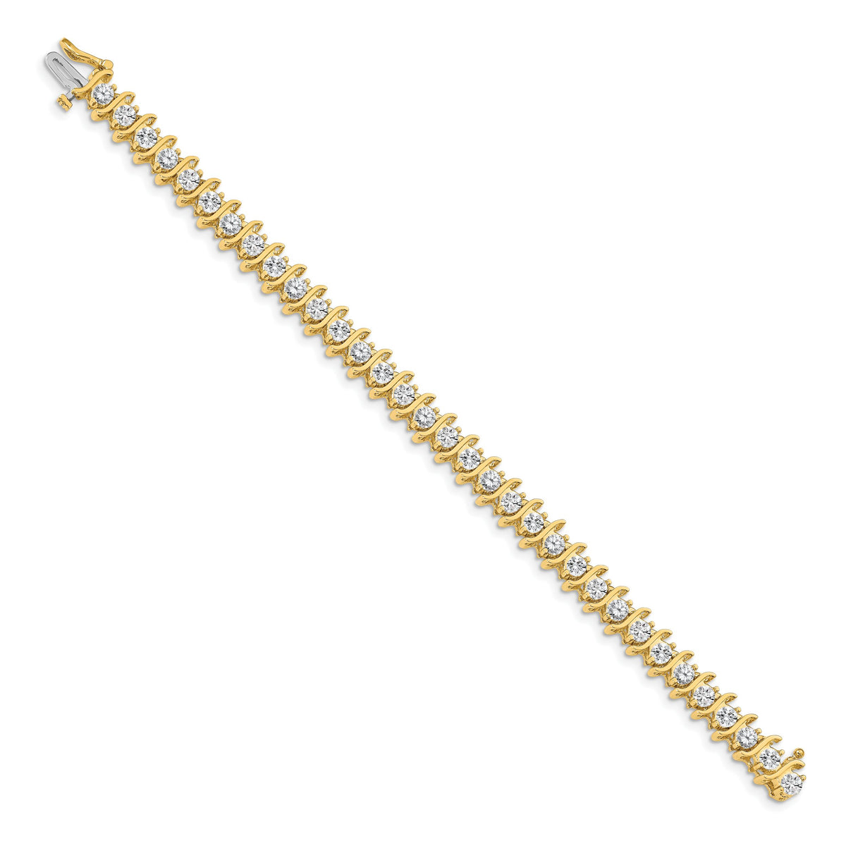 14k 3.8mm Diamond Tennis Bracelet Mounting-X707